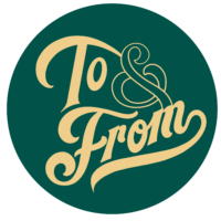 A photo of the logo for To & From Gift Co. by KDP Letters