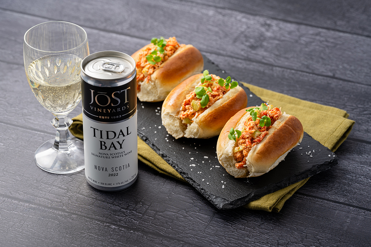 Lobster Roll Paired With Jost Tidal Bay 