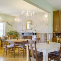 Photo of a set dining room at Chanterelle