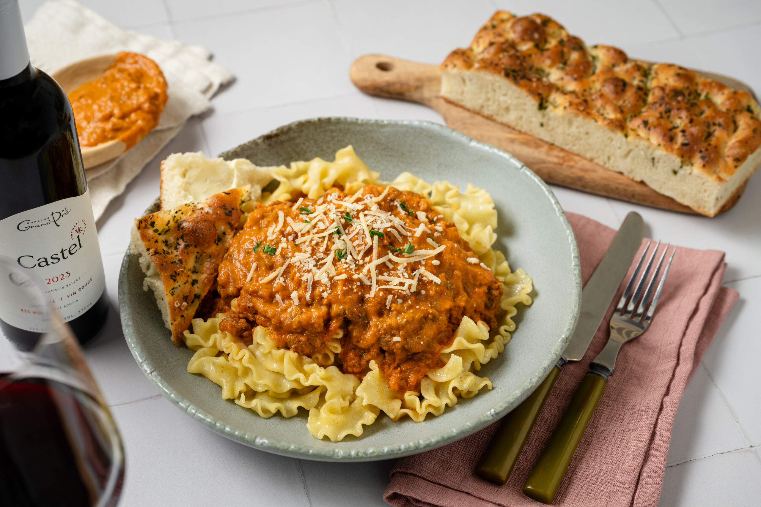 Beef &amp; Pork Bolognese with Fresh Pasta | Taste of Nova Scotia